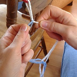 Make sure you are pulling the plait tight after each passing through