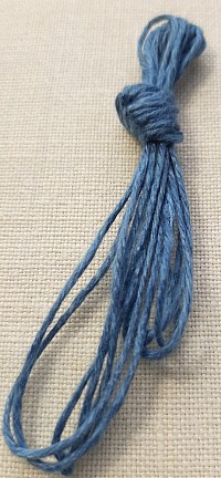 The Ancients' Blue Woad dye on Linen