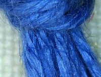 Than Ancients' Blue Woad dye on Linen