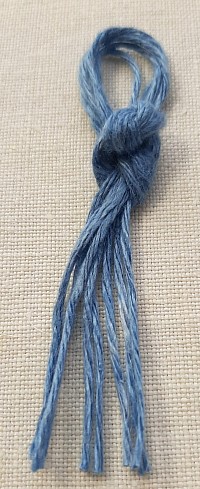 Zipporahreshel's Indigo dye on Linen